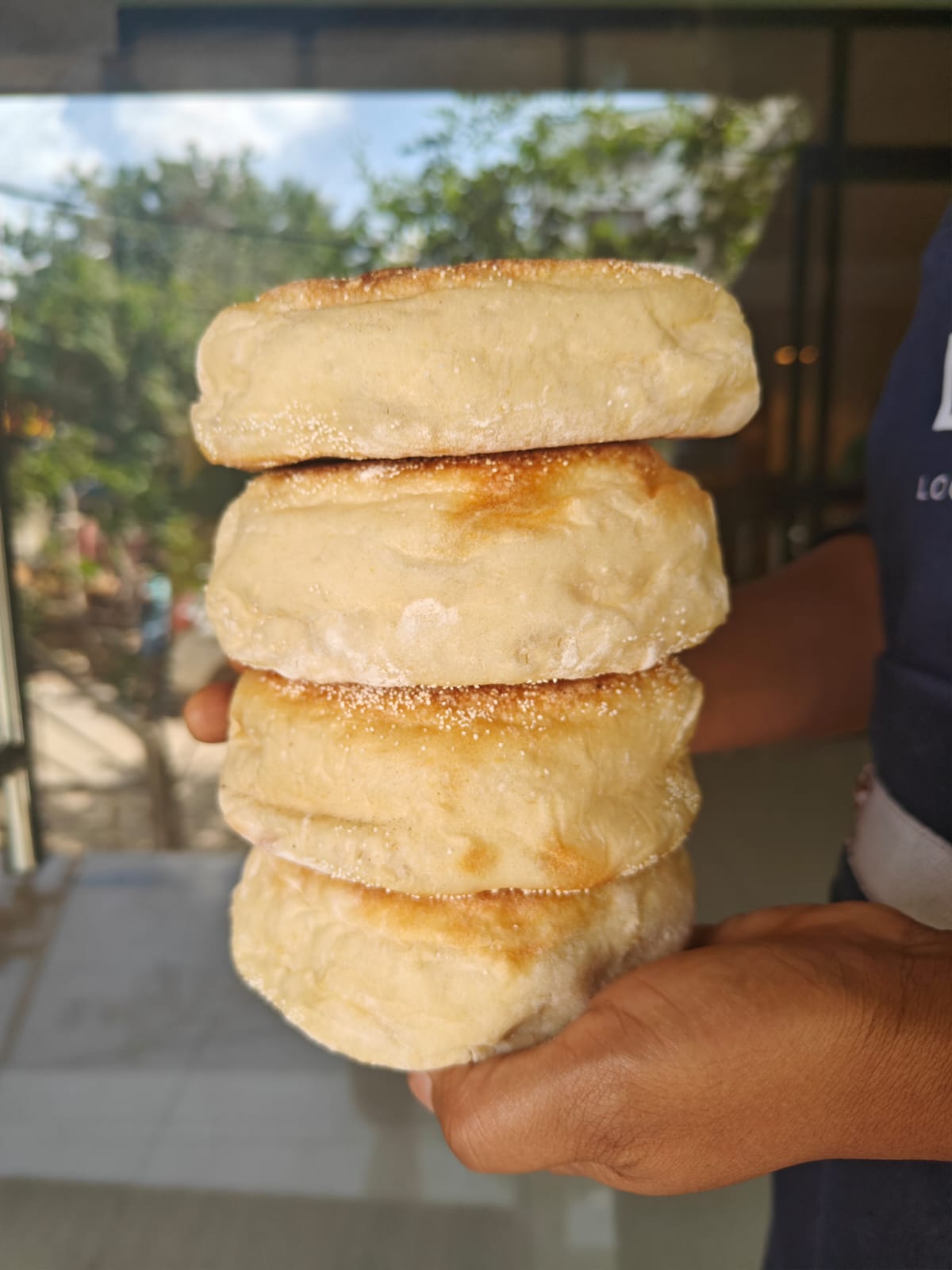 English Muffins (contains dairy and egg)