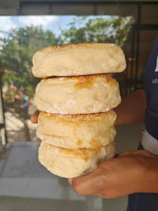 English Muffins (contains dairy and egg)