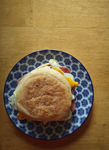 English Muffins (contains dairy and egg)